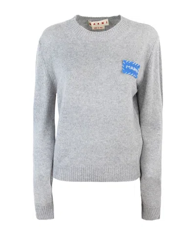 Marni Logo-patch Cashmere Jumper