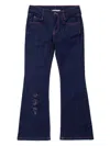 Marni Logo-patch Cotton-blend Jeans In Blue