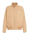 Marni Cotton Gabardine Bomber Jacket In Nude