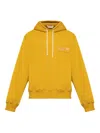 Marni Cotton Hooded Sweatshirt Front Pocket In Yellow