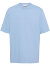 Marni Blue Oversized T-shirt In White
