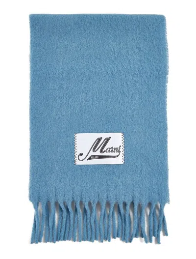 MARNI MARNI LOGO PATCH FRINGED 