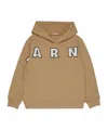 Marni Logo-patch Hoodie In Multi