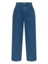 Marni Logo-patch Jeans In Blue