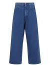 Marni Hight Waist And Wide Leg Jeans In Blue