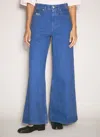 Marni Organic-cotton Wide-leg Jeans In Blue