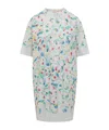 Marni Fiori Dress In Gray