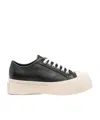 Marni Pablo Leather Sneakers In Seven Women In Black