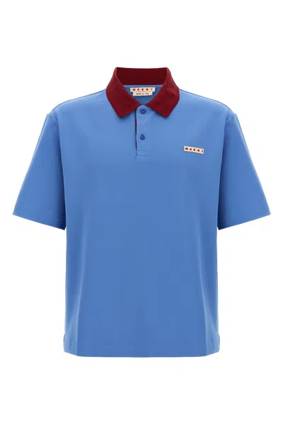 MARNI LOGO PATCH POLO SHIRT