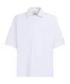 Marni Logo-patch Polo Shirt In White