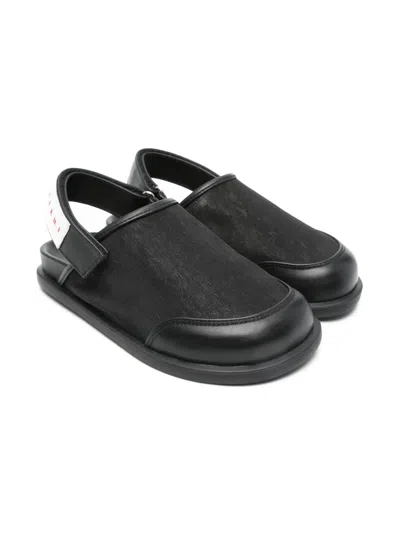 MARNI LOGO-PATCH SANDALS