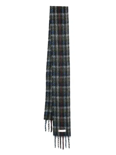 MARNI LOGO-PATCH SCARF