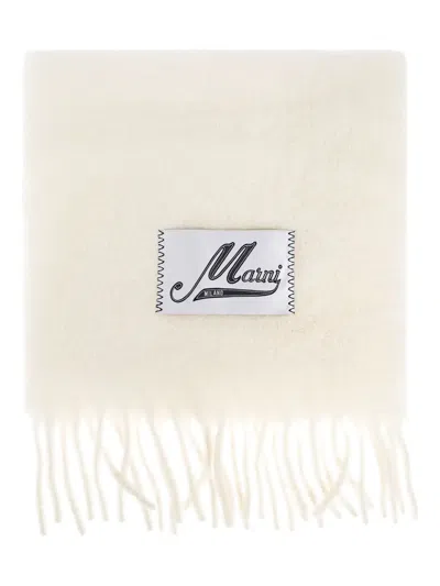 MARNI LOGO-PATCH SCARF
