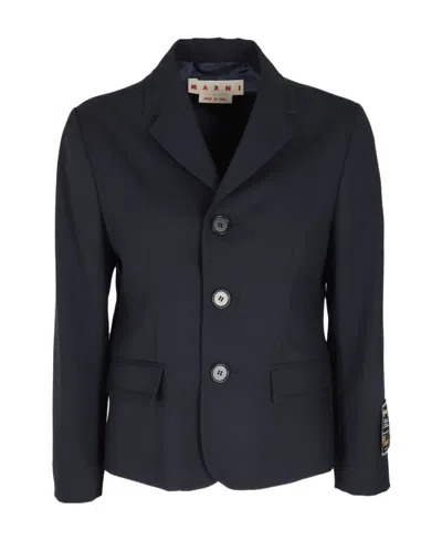 MARNI MARNI SINGLE BREASTED STRAIGHT HEM BLAZER