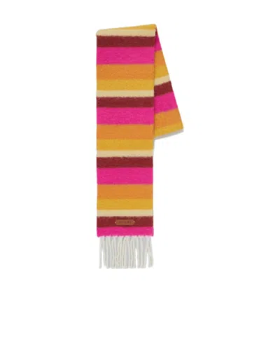 Marni Alpaca And Wool Scarf In Multicolor