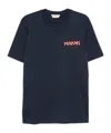 Marni T-shirt With Patch In Blue