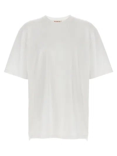 Marni Logo Patch T-shirt In White