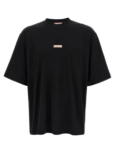 MARNI MARNI LOGO PATCH T-SHIRT