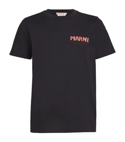 Marni T-shirt In Black