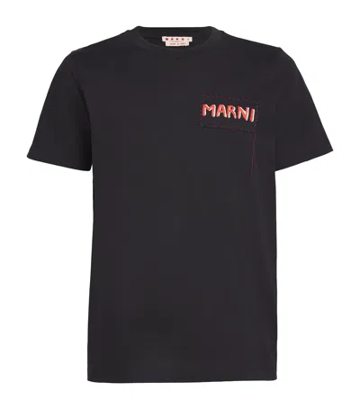 Marni T-shirt In Black
