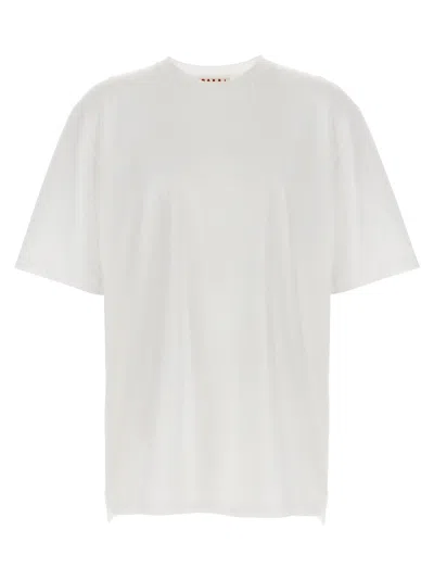 MARNI LOGO PATCH T-SHIRT WHITE