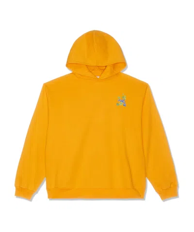 Marni Logo Pattern Hoodie In Orange