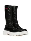 Marni Logo-print Boots In Black