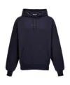 Marni Long Sleeved Hooded Sweatshirt In Black