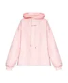 Marni Relaxed Fit Pink Hoodie With Adjustable Drawstring And Kangaroo Pocket In Pink