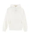 Marni Logo-print Cotton Hoodie In White