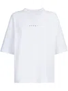 Marni White Cotton Knit T-shirts And Polos In White
