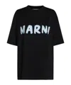 Marni | Logo Cotton T-shirt| Women | 38 In Black