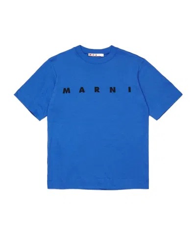 MARNI LOGO-PRINT COTTON T-SHIRT