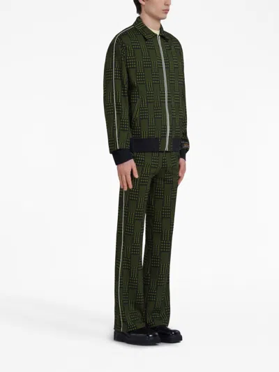 Marni Logo-print Cotton T-shirt In Gelb