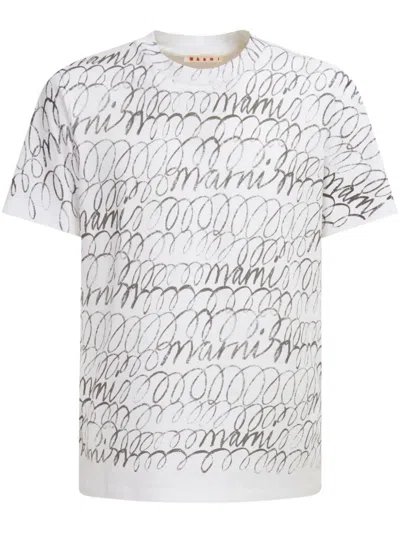 Marni T-shirt In White