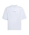 Marni White Cotton T-shirt With Logo Print In White