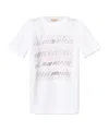 Marni Logo-print Cotton T-shirt In White