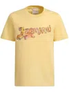 Marni Logo-print Cotton T-shirt In Yellow