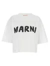 Marni Oversized Logo T In White