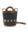 Marni Logo-print Detail Tote Bag In Black