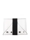 Marni Logo-print Document Holder In White