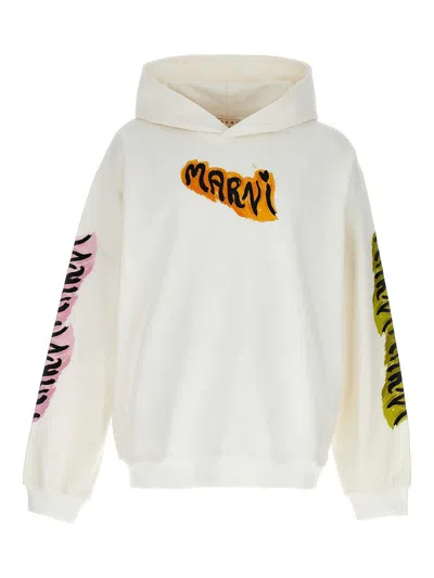 Marni Sweatshirt With Logo In Multi