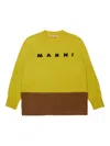 Marni Logo-print Jumper In Green