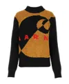 Marni + Carhartt Wip Wool And Silk-blend Chenille-jacquard Sweater In Black