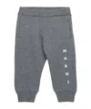 Marni Logo-print Leggings In Gray