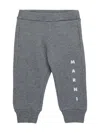 Marni Logo-print Leggings In Grey