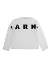 Marni Logo-print Long-sleeve T-shirt In White