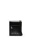 Marni Pouch On Strap Crossbody In Black