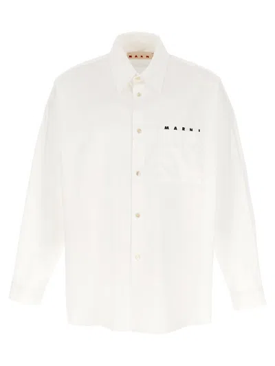 MARNI MARNI LOGO PRINT SHIRT