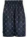 MARNI LOGO-PRINT SHORTS